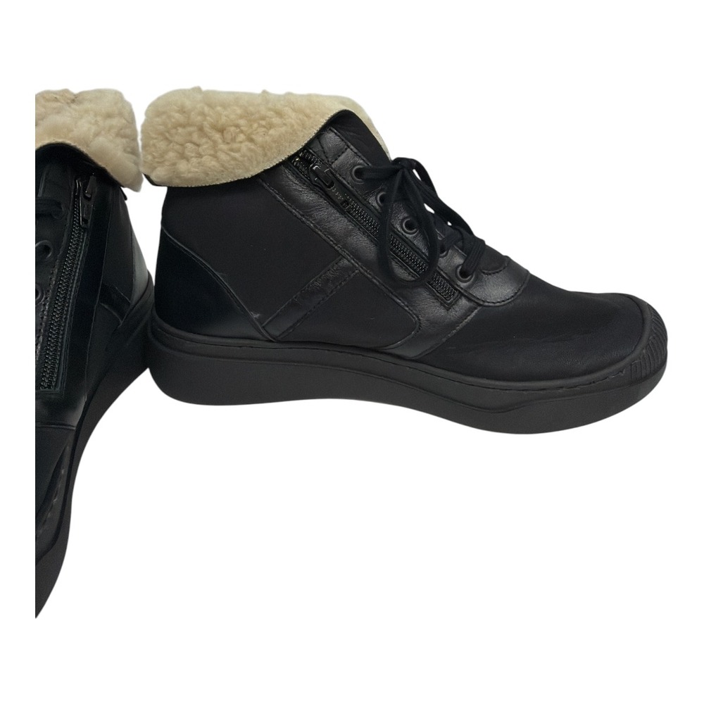 Softinos by Fly London Alio Faux Shearling Bootie Womens Size 42 NWT Portugal - Picture 3 of 10